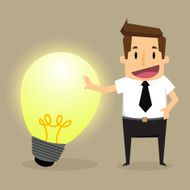 Businessman bright idea N4