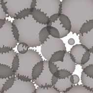 Vector grayscale acrylic abstract spotted endless backdrop