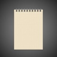 blank spiral notebook N9