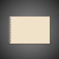 blank spiral notebook N10