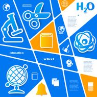 Education sticker infographic N310
