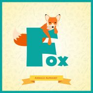 Letter F and fox N2