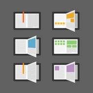 Differebt tablet comuter icons