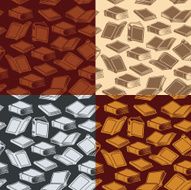 seamless patterns with books