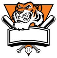 mascot of tiger head base ball