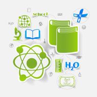 Education sticker infographic N312