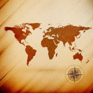 World map wooden design texture vector illustration N2