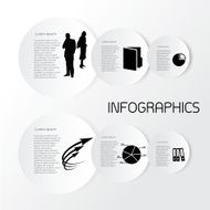 Infographics options template N57