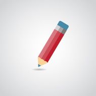 Pencil flat icon