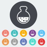Chemisty flat icon N3
