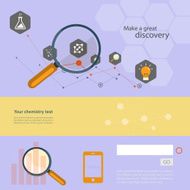 Set of flat design concepts for web and printing N12