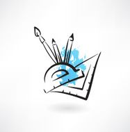 geometry grunge icon N4