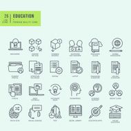 Thin Line Icons set N4