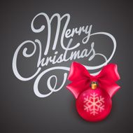 Christmas greeting card Vector illustration N3