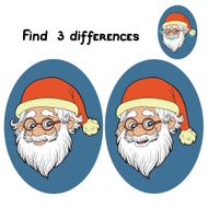 Find 3 differences (Santa Claus) N2