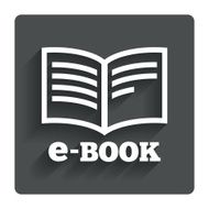 E-Book sign icon Electronic book symbol N8