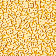 Numbers Seamless pattern Vector illustration N5