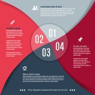 Modern design template for infographics N4