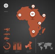 Africa map Illustration N3