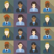 working woman and business avatar