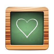 blackboard heart