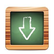 blackboard down arrow