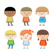 Happy Group Of Multi Ethnic Children N2