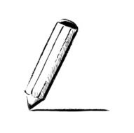 Pencil fast doodle illustration N2