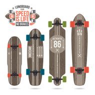 Set of prints on longboard N2