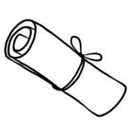 scroll of paper