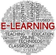 E-learning concept in tag cloud