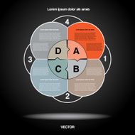Diagram infographic for business project workflow N12