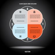 Diagram infographic for business project workflow N13