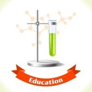 Education icon test tube