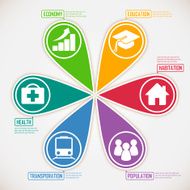 Location concept infographic elements N2