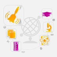 Education sticker infographic N328