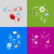 Education sticker infographic N329