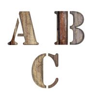 Wooden ABC N8