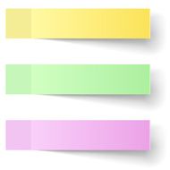 Color sticky notes