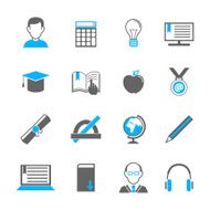 E-learning icon set N2