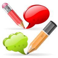 Social Media and Education Concept