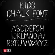 Kids chalk font N2