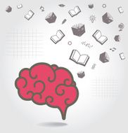 Education abstract conceptual background