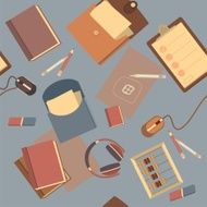 Seamless background with business N2