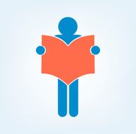 Book Reader Sign Icon