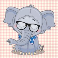 Hipster Elephant