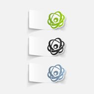 realistic design element atom N91