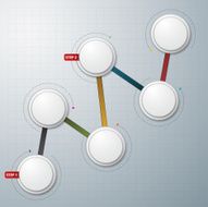 template modern info graphic design N17