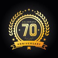 Seventy years Anniversary emblem N8