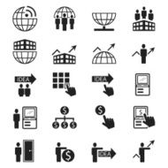 business and finance icon set N146